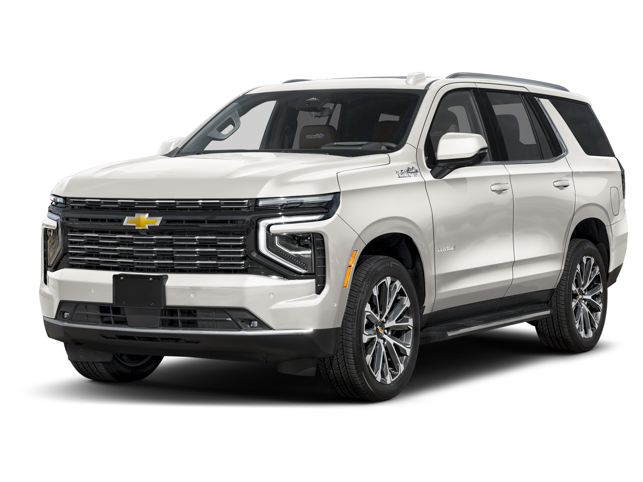 2026 Chevrolet Tahoe High Country in Black — front three-quarter view