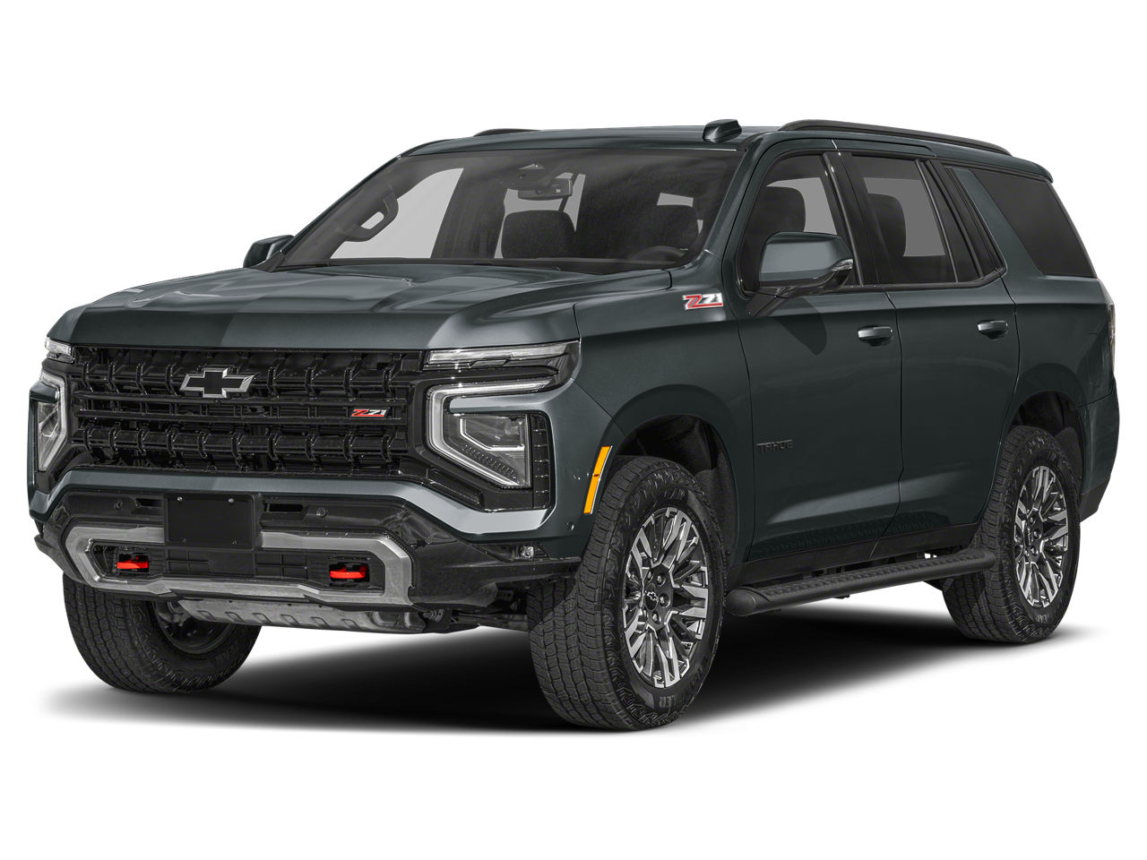 2026 Chevrolet Tahoe Z71 in Black — front three-quarter view