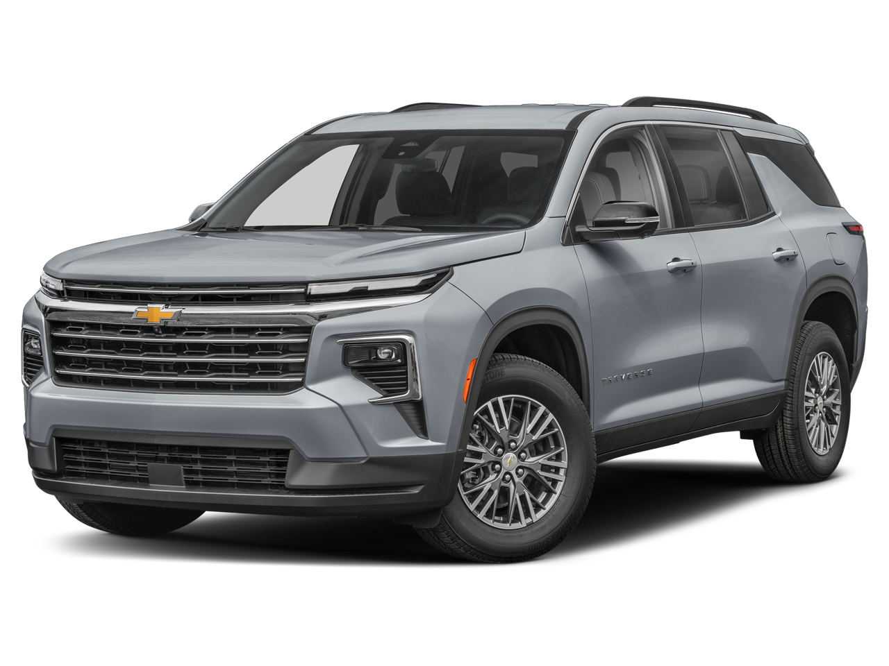 2026 Chevrolet Traverse LT in Polar White Tricoat — front three-quarter view