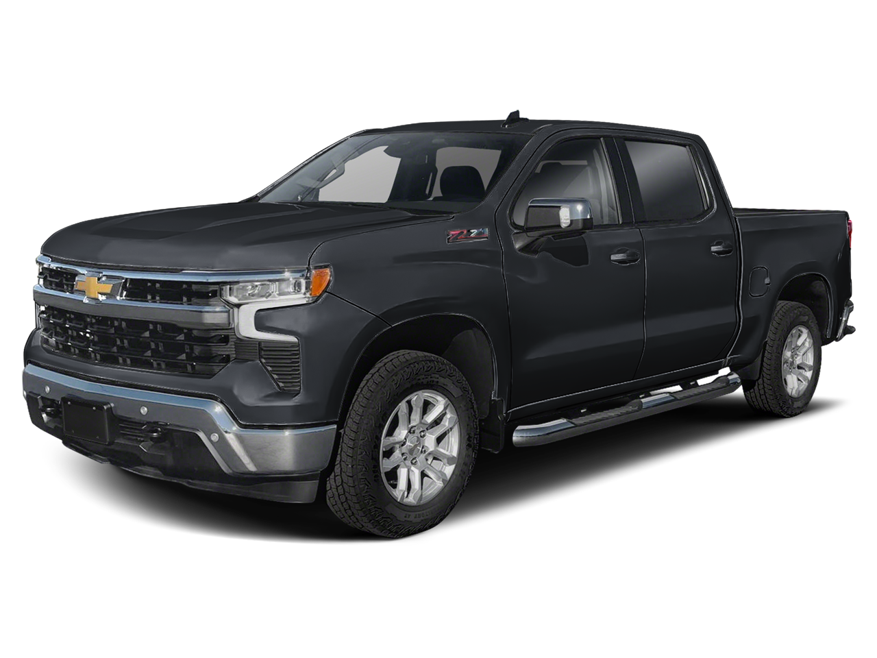 2026 Chevrolet Silverado 1500 LT in Sterling Gray Metallic — front three-quarter view