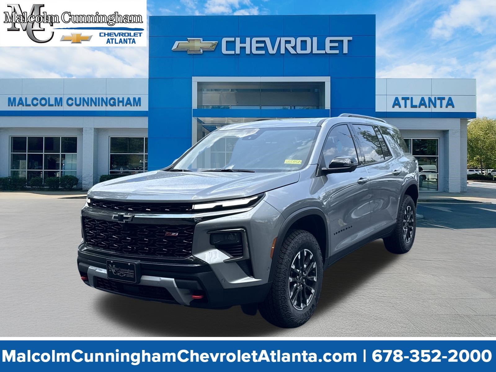 2026 Chevrolet Traverse Z71 in Sterling Gray Metallic — front three-quarter view