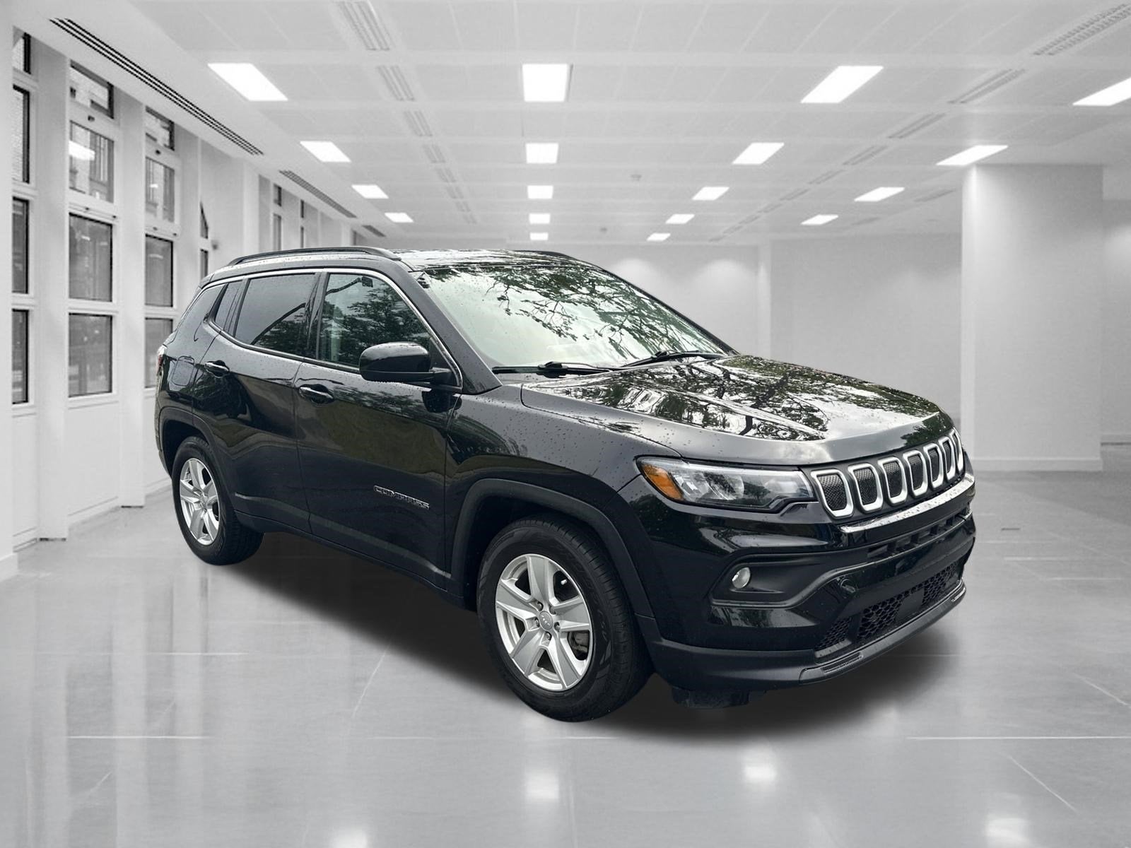 2022 Jeep Compass — rear three-quarter view