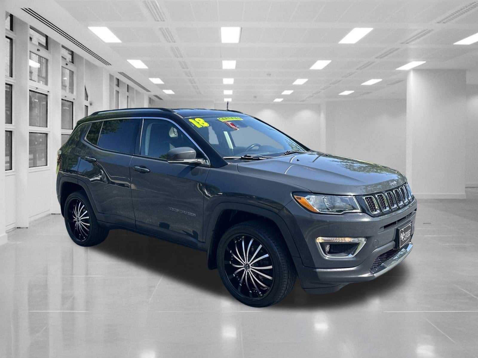 2018 Jeep Compass — rear three-quarter view