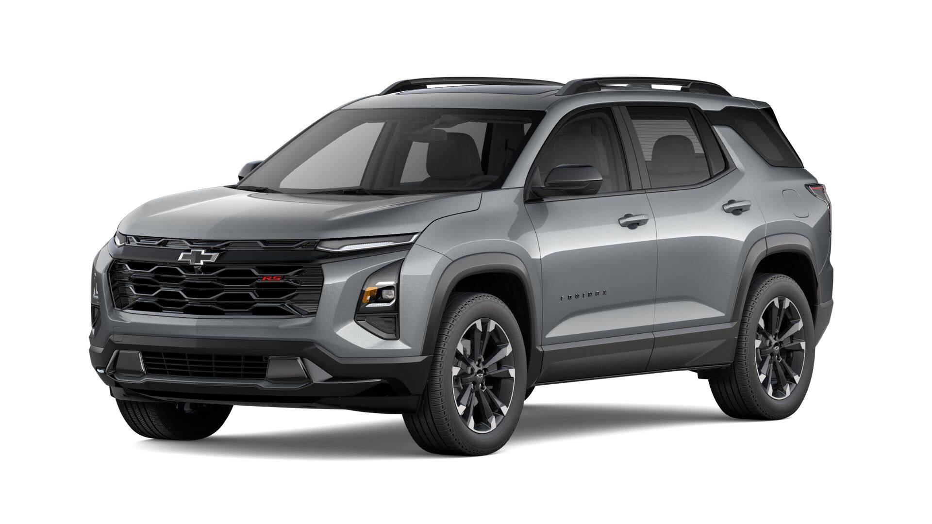 2027 Chevrolet Equinox RS in Sterling Gray Metallic — front three-quarter view