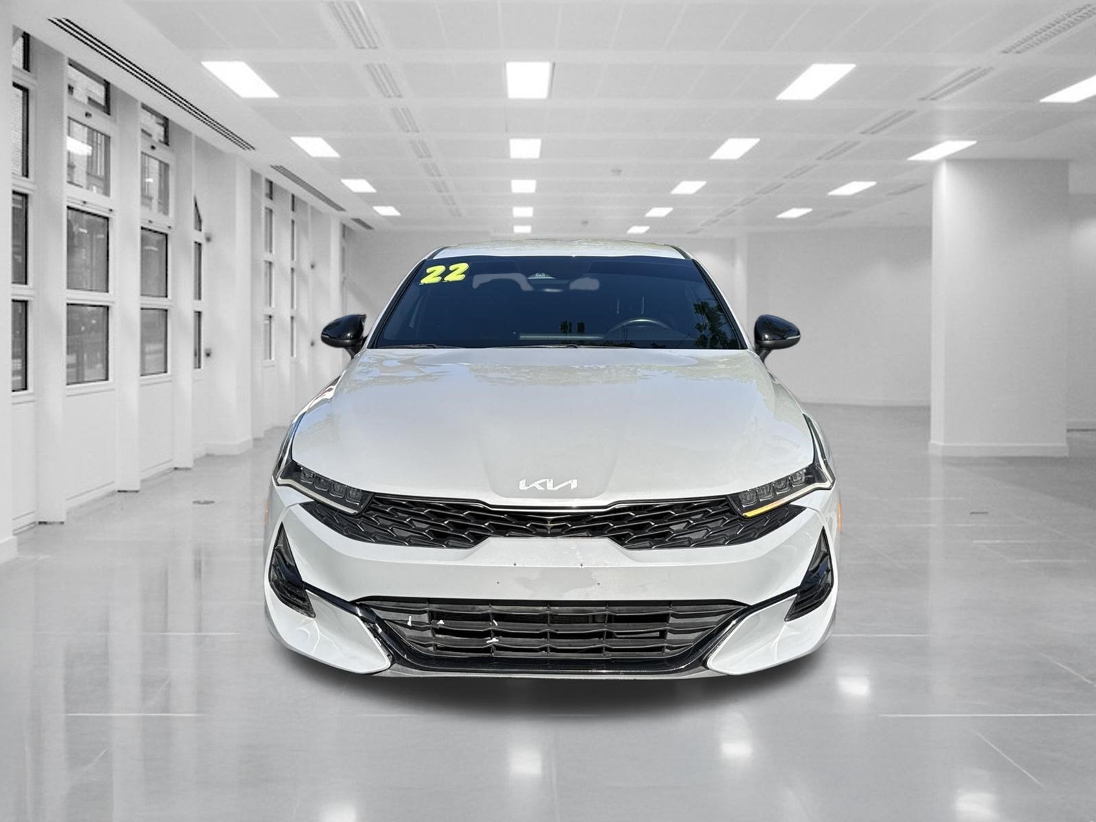 2022 Kia K5 — rear three-quarter view